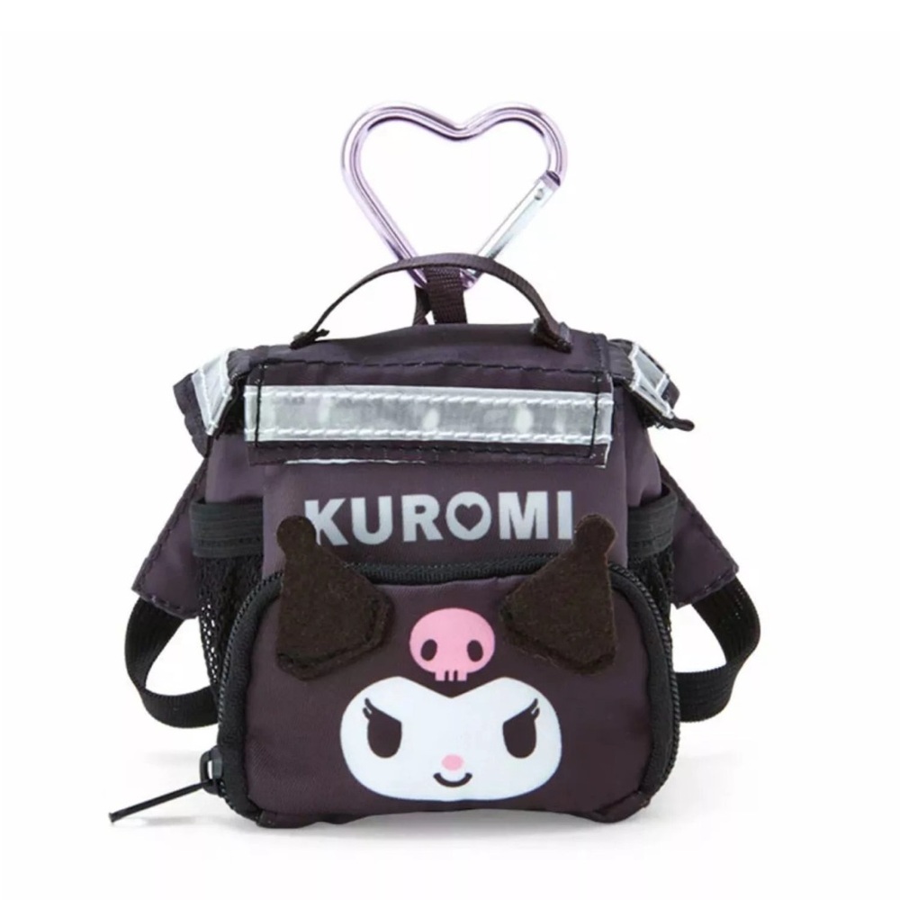 Sanrio Kuromi Mascot Holder ( Food Delivery Design ) Mini Pouch New Japan